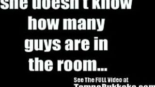 Sex Blindfolded & Tampa Bukkake Gang Banged porn video